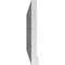 Ekena Millwork Vertical Surface Mount PVC Gable Vent: Functional, w/ 2"W x 2"P Brickmould Sill Frame, 42"W x 18"H GVPVE42X1803SF - alternate 5